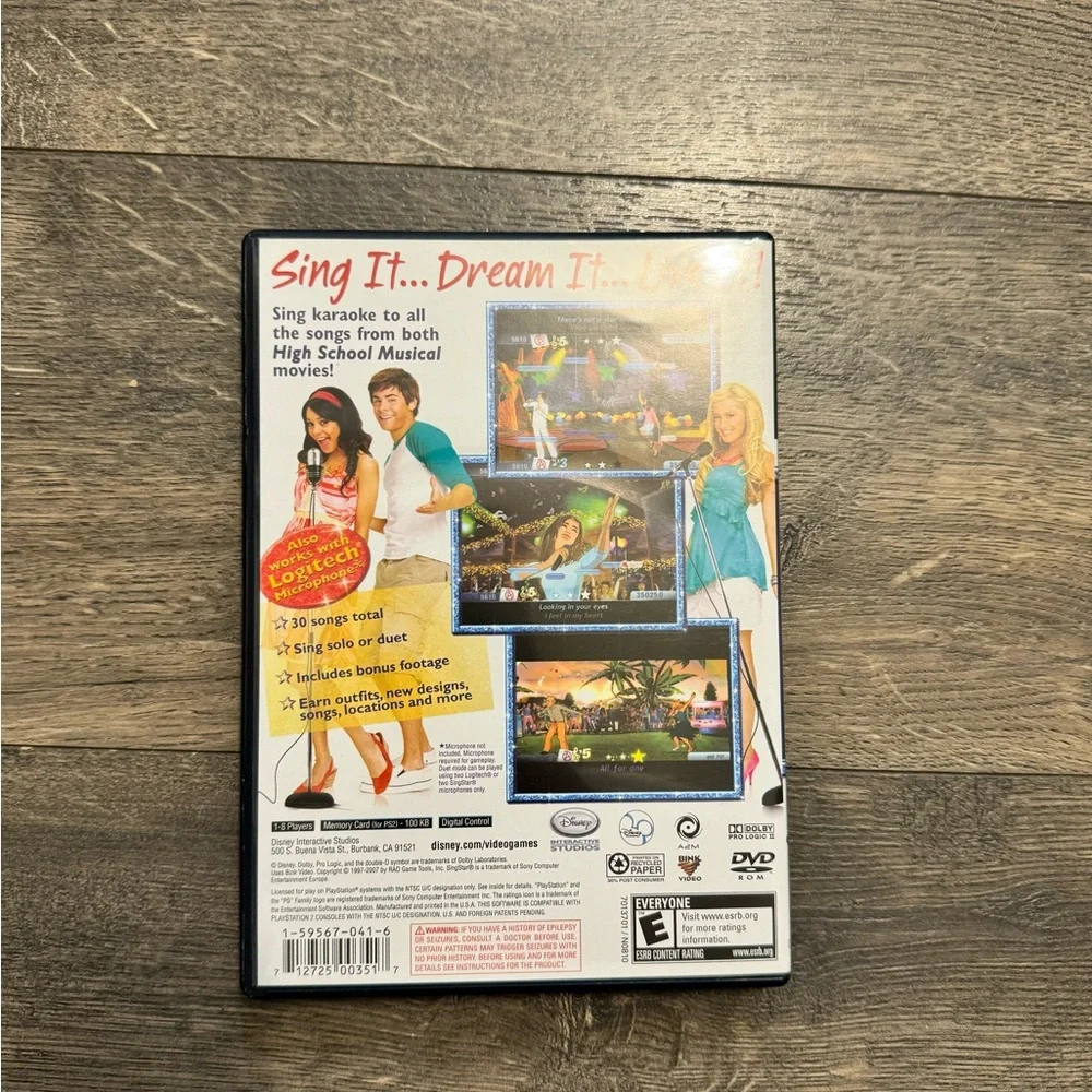 Sony‎ PlayStation 2 Disney High School Musical Sing It Game
